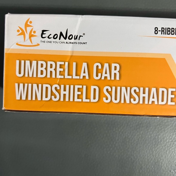 UMBRELLA CAR WINDSHIELD SUNSHADE- ECO NOUR 46x25 - Picture 5 of 12
